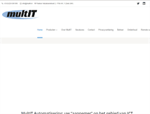 Tablet Screenshot of multit.nl